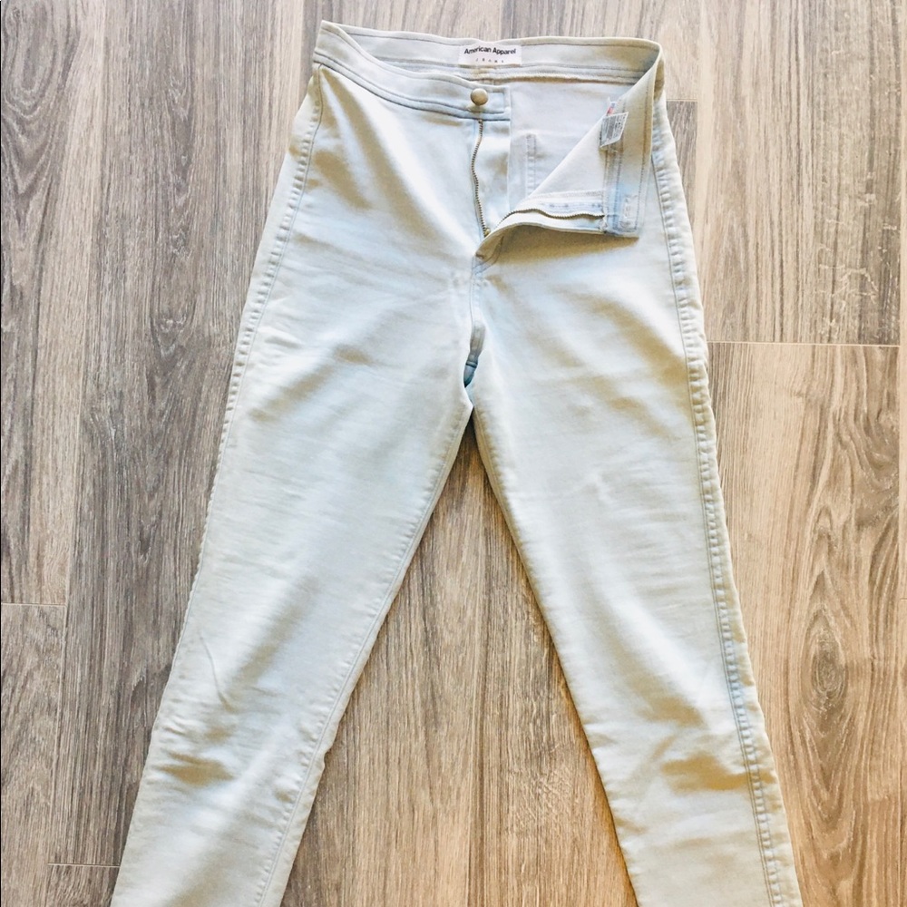 American Apparel Light Skinny Jeans